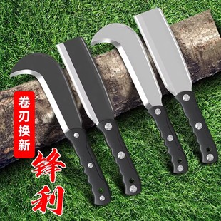 砍柴刀高锰钢锻打高硬度砍树专用刀钓鱼户外开路山刀生存刀开刃