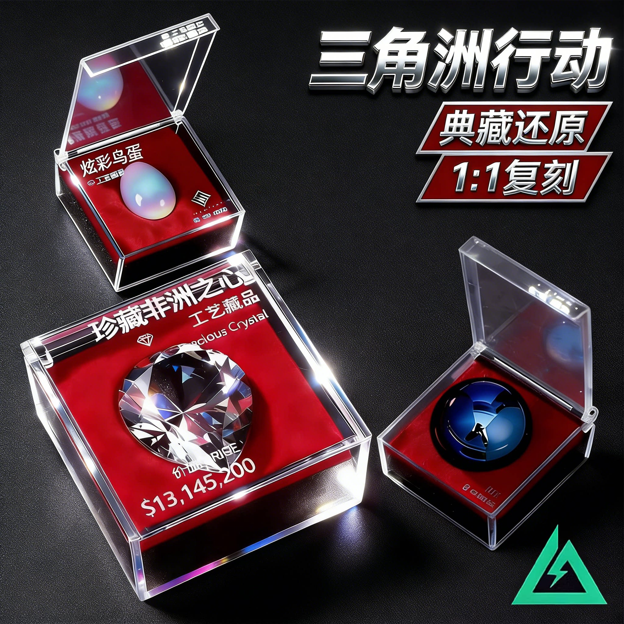 三角洲行动非洲之心星海洋之泪周边大红模型收藏展示摆件手办玩具图片