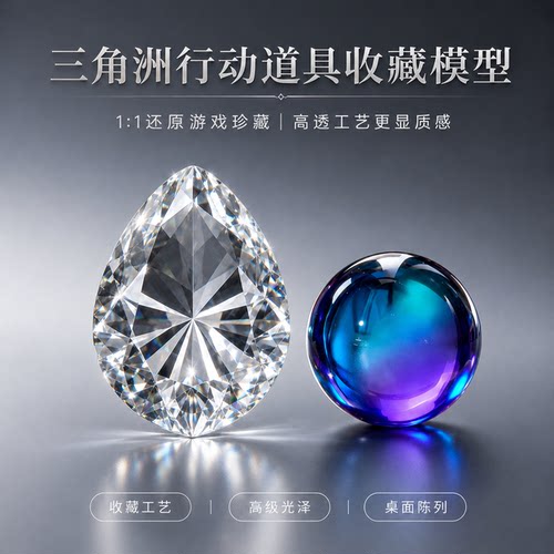 礼盒装收藏级手办非洲之心海洋之泪三角洲行动周边盲盒大红模型男