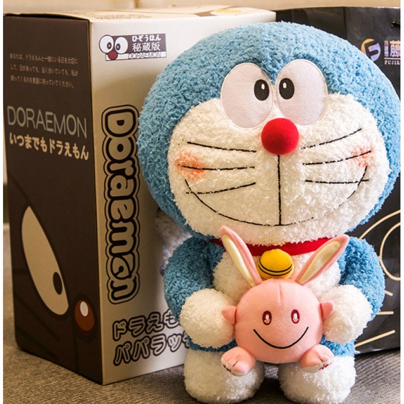 哆啦a梦公仔蓝胖子毛绒玩具机器猫叮当猫娃娃创意礼女玩偶情人节