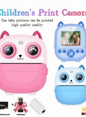 Children Digital Camera Instant Print for Kids Thermal Print