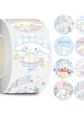 sanrio stickers roll kuromi cinnamoroll sticker boy girl贴纸