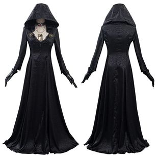Evil Village Cosplay Costume Vampire Lady Dress Outfits Hall