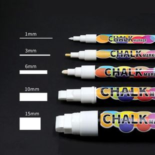 Erasable White Liquid Chalk Marker Pen for LED Board Glass M