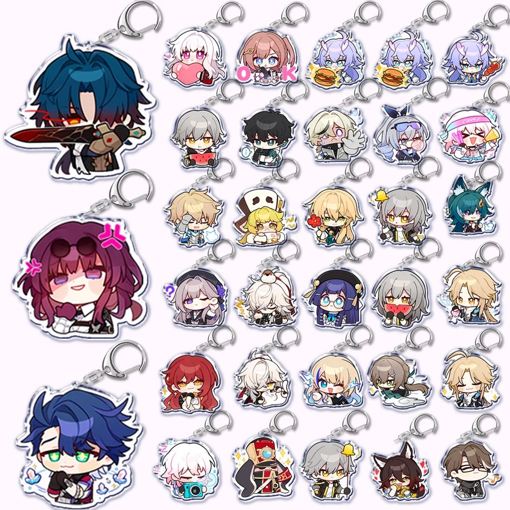 New Mihoyo Game Honkai Star Rail Keychain for Accessories Ba