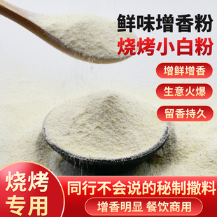 烧烤小白料东北锦州烧烤撒料枪粉烧烤回味粉商用白色烧烤腌料调料
