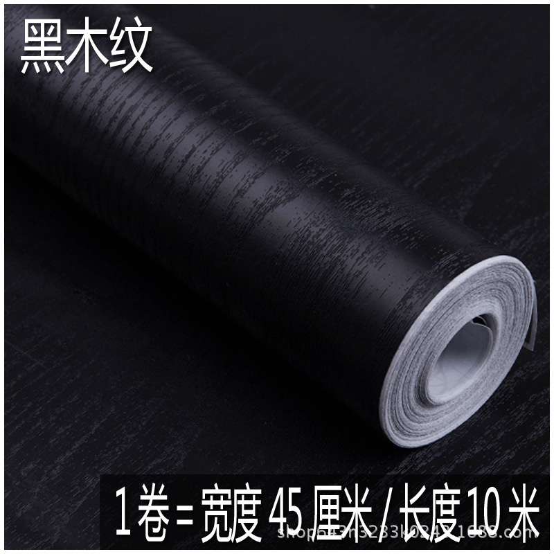 现货 pvc防水墙壁自粘贴木质花纹背景墙即时贴10米防潮壁纸帖