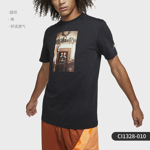 耐克AJ芝加哥男篮球短袖T恤