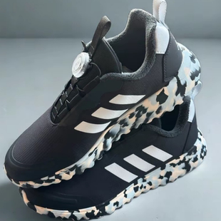 Adidas阿迪达斯儿童小波浪旋转按钮缓震运动休闲鞋跑步鞋IE3960