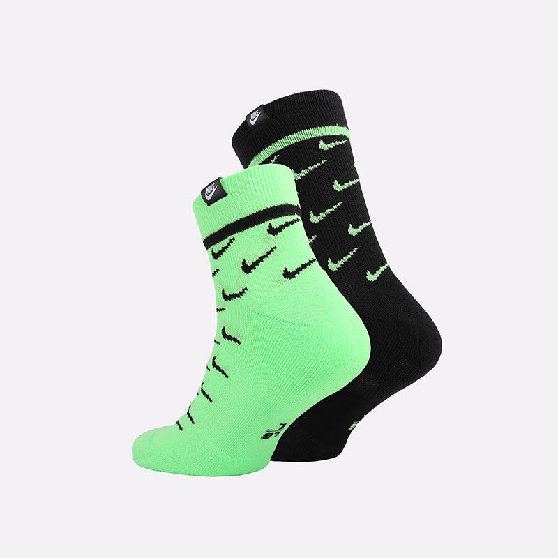 Nike耐克小logo满钩2双装高帮中帮袜透气运动袜子 CK5607-902