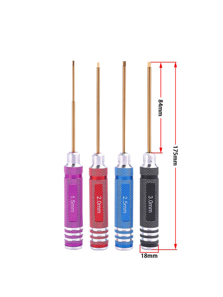 1.5|2.0|2.5|3.0MM 시뮬레이션 모델 등산 자동차 수리 도구 자동차 모델 항공기 모델 내부 육각 드라이버
