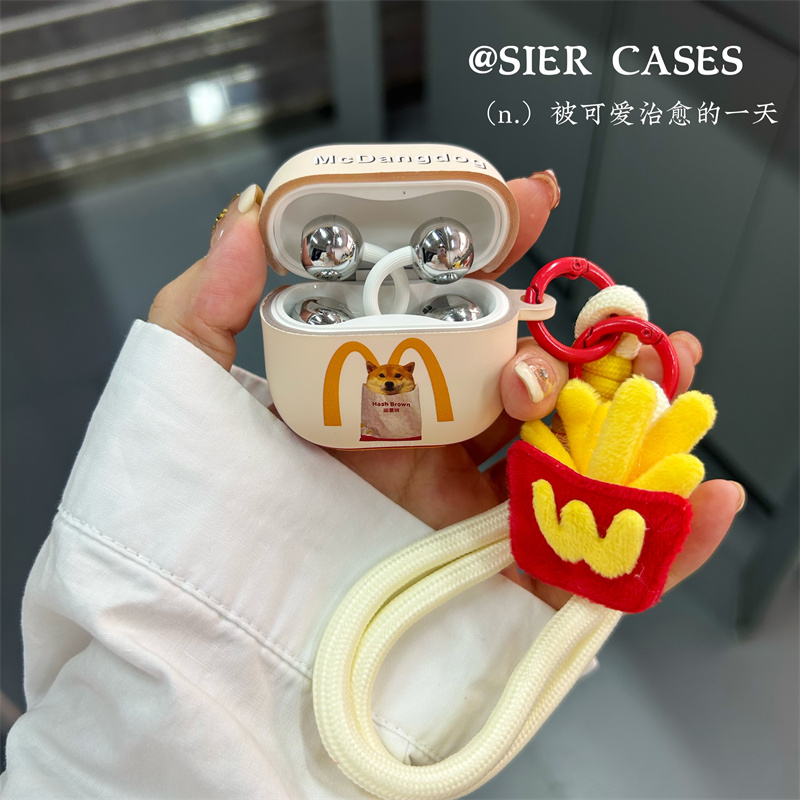 防掉盖耳机保护壳薯条狗