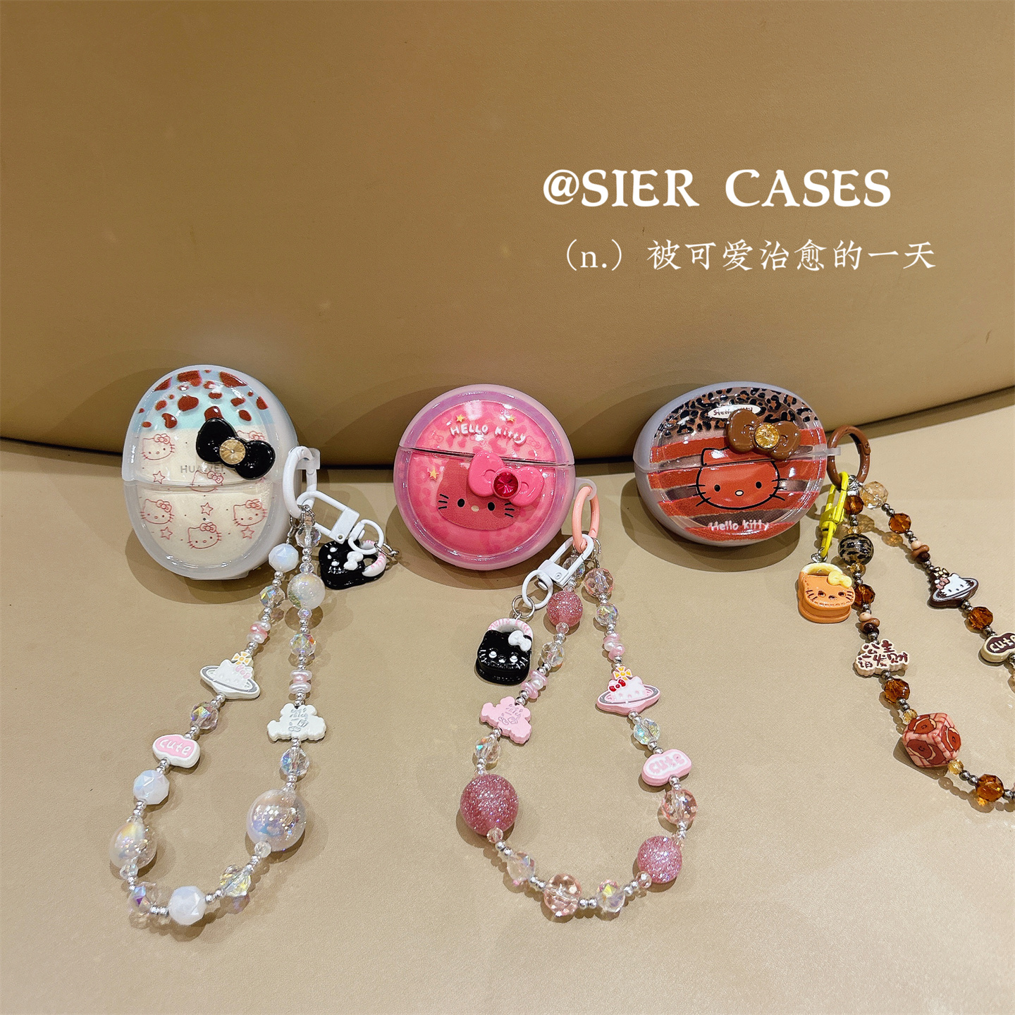 少女心蝴蝶结kt耳机壳