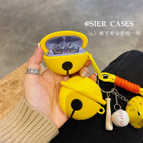 铃铛耳机壳可爱铃铛保护套