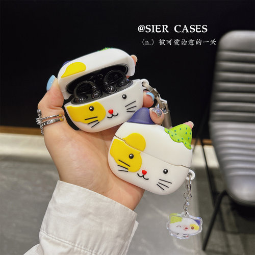可爱卡通小怪耳机保护壳