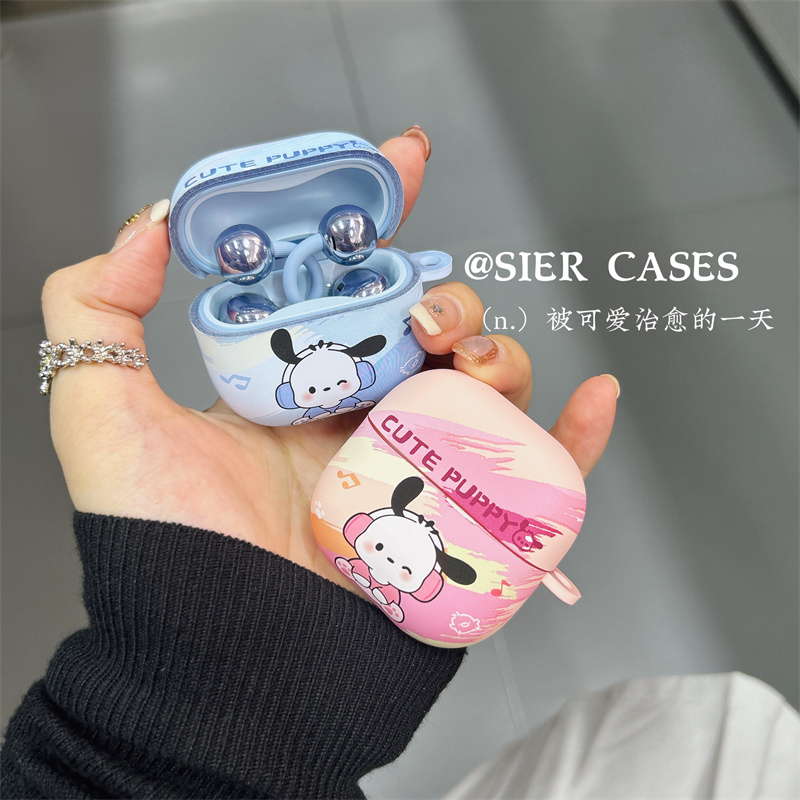 音乐帕恰狗情侣耳机壳