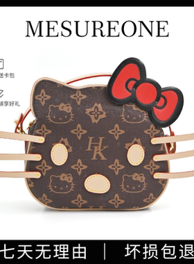 原创Hellokitty斜挎链条包凯蒂猫大容量手提包轻奢小众可爱手提包
