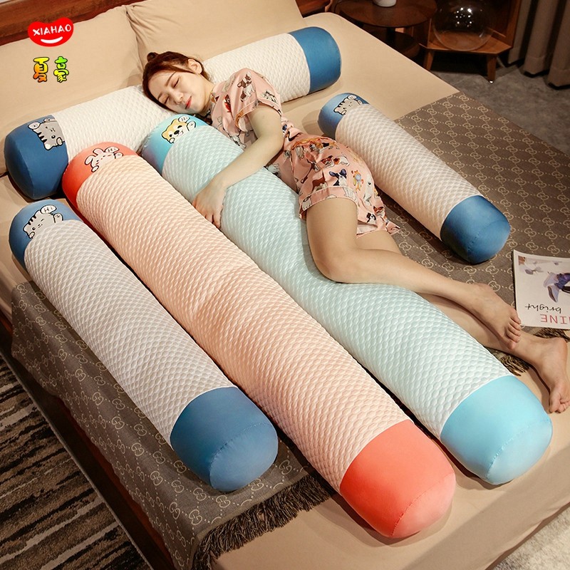 冰丝抱枕睡觉女生细长条大枕头床头靠垫卧室床上侧睡夹腿靠枕男生,居家布艺,靠垫/抱枕,淘宝优惠券,粉丝福利购,淘宝优惠卷