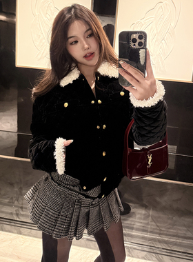 PickRui 睿哥 伯克利学院 两穿可拆卸经典千鸟格纹半身裙复古气质