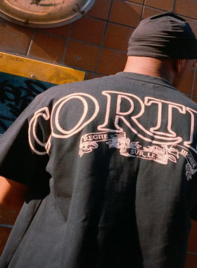 2025新款美式高街CRTZ欧美明星款UKDRIPDRILL嘻哈街头夏季短袖T恤