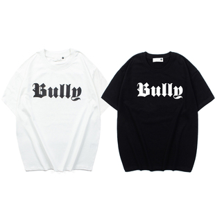 新品美潮高街kanye侃爷ye新专辑bully周边短袖T恤男女情侣上衣夏