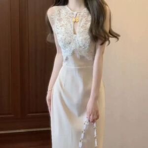 高级感超好看蕾丝镂空修身包臀裙御姐风显身材连衣裙2025夏季穿搭