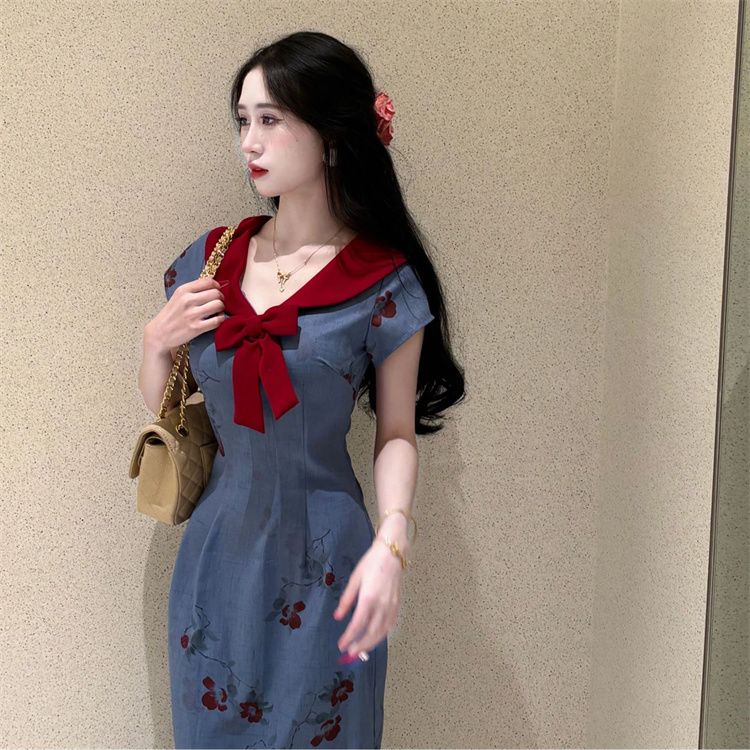 大码mm法式甜美设计蝴蝶