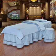 Bộ đồ một mảnh Bộ đồ massage cao cấp của Hàn Quốc Tùy chỉnh với lỗ ngực đẹp Bộ chăn ga gối sau sinh Tấm che ngực Bông ngực - Trang bị tấm