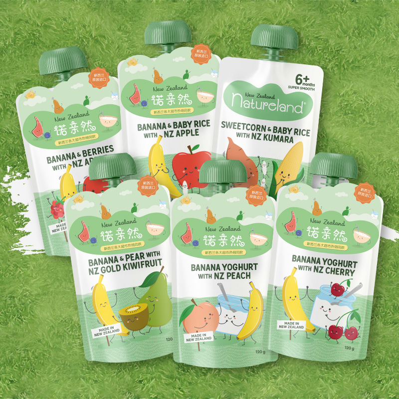 [U先试用]诺亲然新西兰进口 酸钠樱桃香蕉宝宝辅食果泥120g|ruв категории сухое молоко/кормёжка/пища/закуски, младенцев пищевой, фрукты/блюдо/мясо/смесь грязи - от Buy2taobao.com для оказания профессиональной услуги покупки агента Taobao