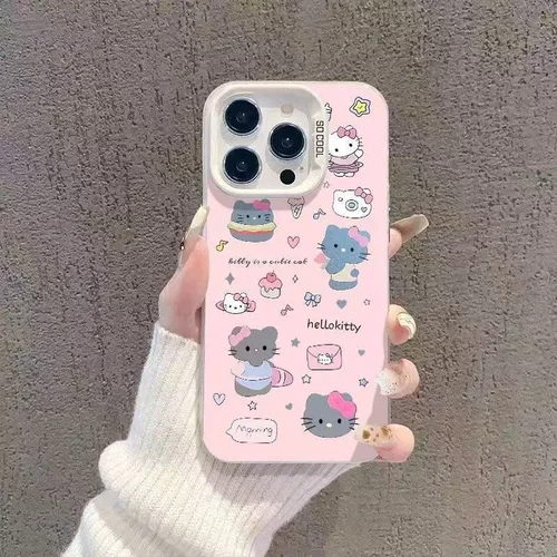 可爱KT猫适用iphone16pro手机壳苹果15欧美14promax13个性12