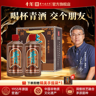 贵州青酒 传承10 酱香型白酒高度白酒纯粮酿造春节送礼 53度500ml