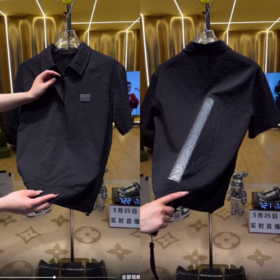 夏季薄款轻奢高端短袖T恤