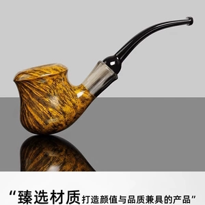 MUXIANG牛角装饰环酒樽款石楠木