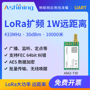 泽耀 SX1276无线串口收发模块433无线模块LORA远距离UART SX1278
