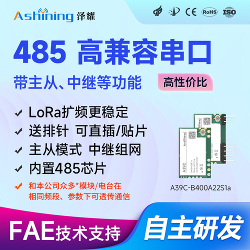 485无线通讯串口模块中继组网