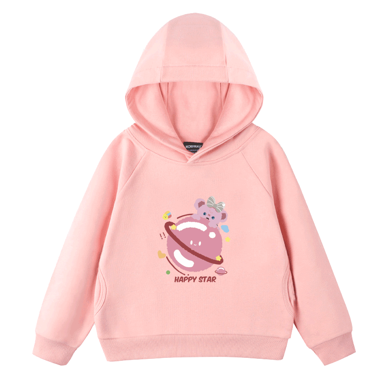 星班客春秋冬女纯棉卡通卫衣套头