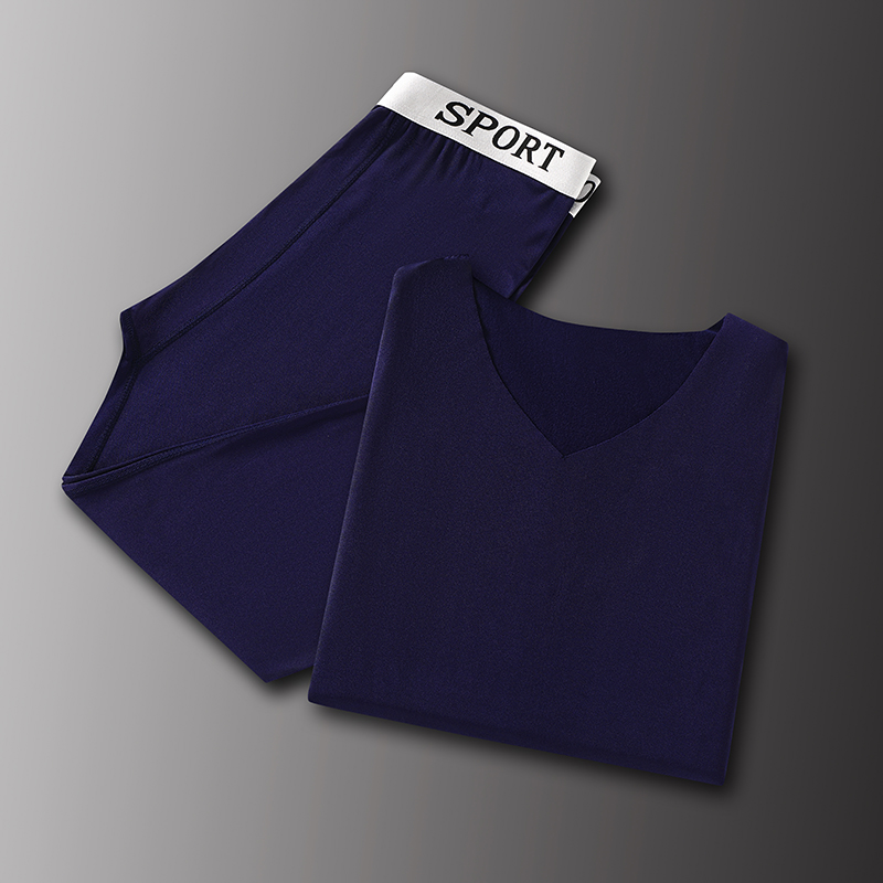 无痕男士德绒磨毛学生保暖内衣