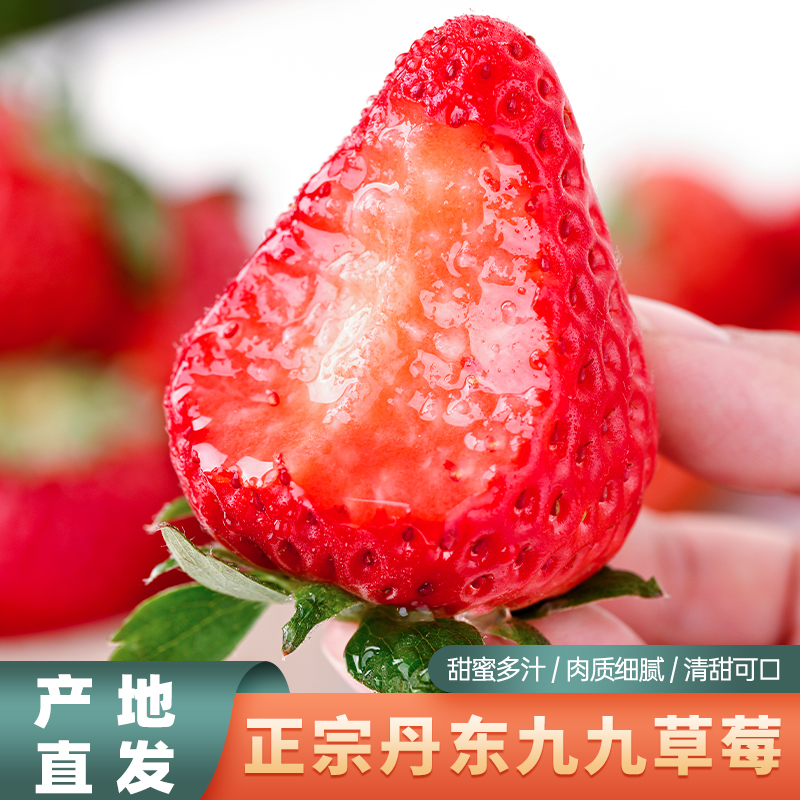 【真丹东99草莓】假一赔十顺丰