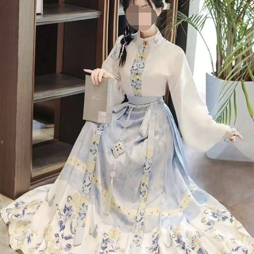 明制新款汉服女汉元素原改良马面