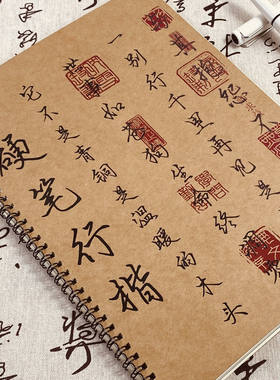 硬笔行楷练字央视文案励志语录古风文案言情小说土味情话钢笔字帖