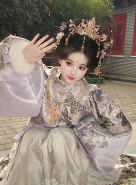 明制爆款大明贵女林下听雪汉服