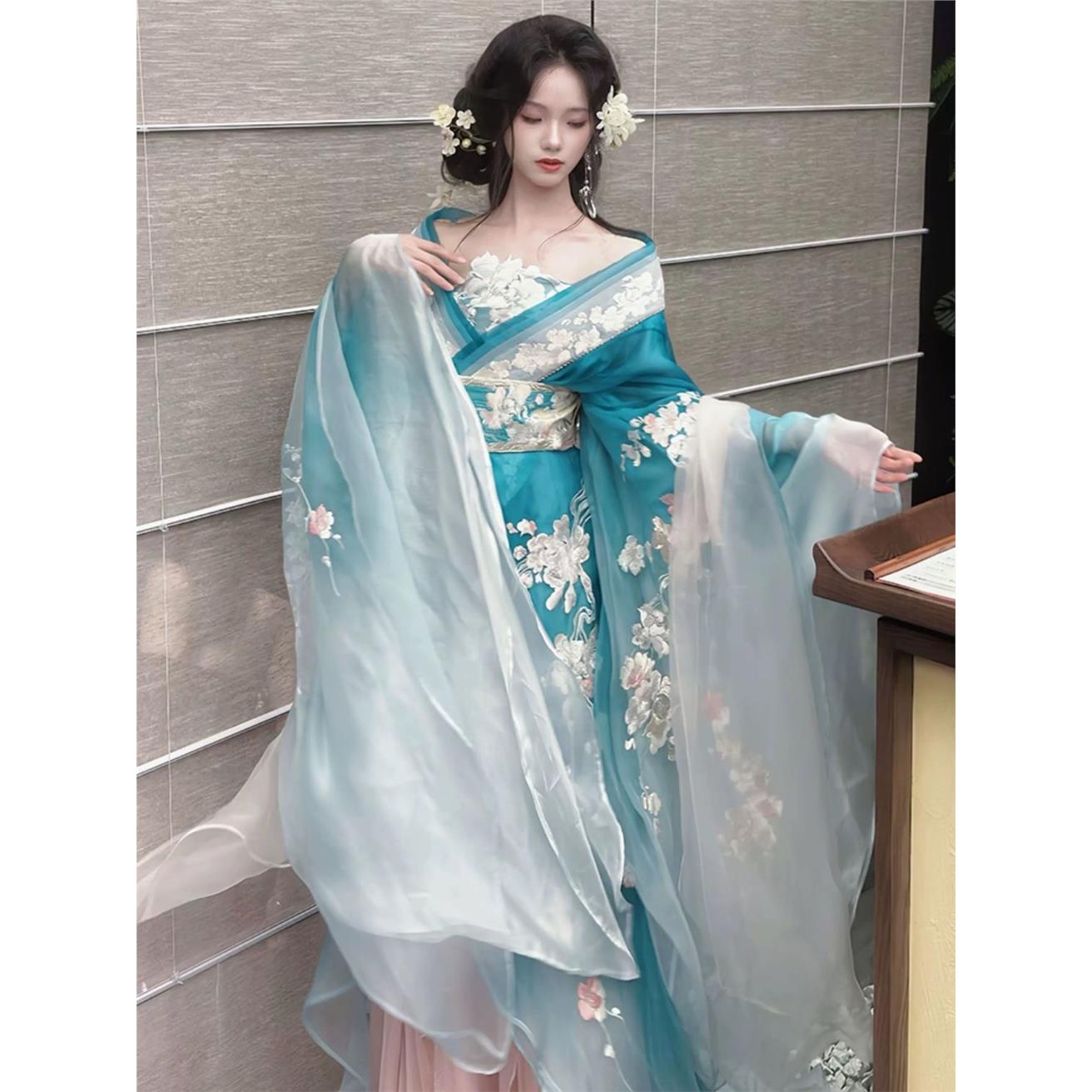 涂七七同款【杏花花神】重工刺绣图片