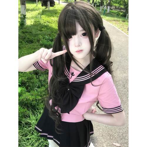 狐兔JK原创恋爱结蕾日系水手服