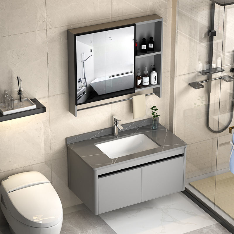 洗脸台盆现代简约铝材浴室柜组合卫生间盆洗手盆厕所洗脸盆洗漱台