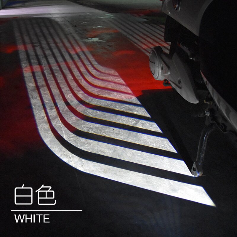 摩托车底盘投影灯翅膀led彩灯鬼火改装配件踏板尾灯电动车装饰灯