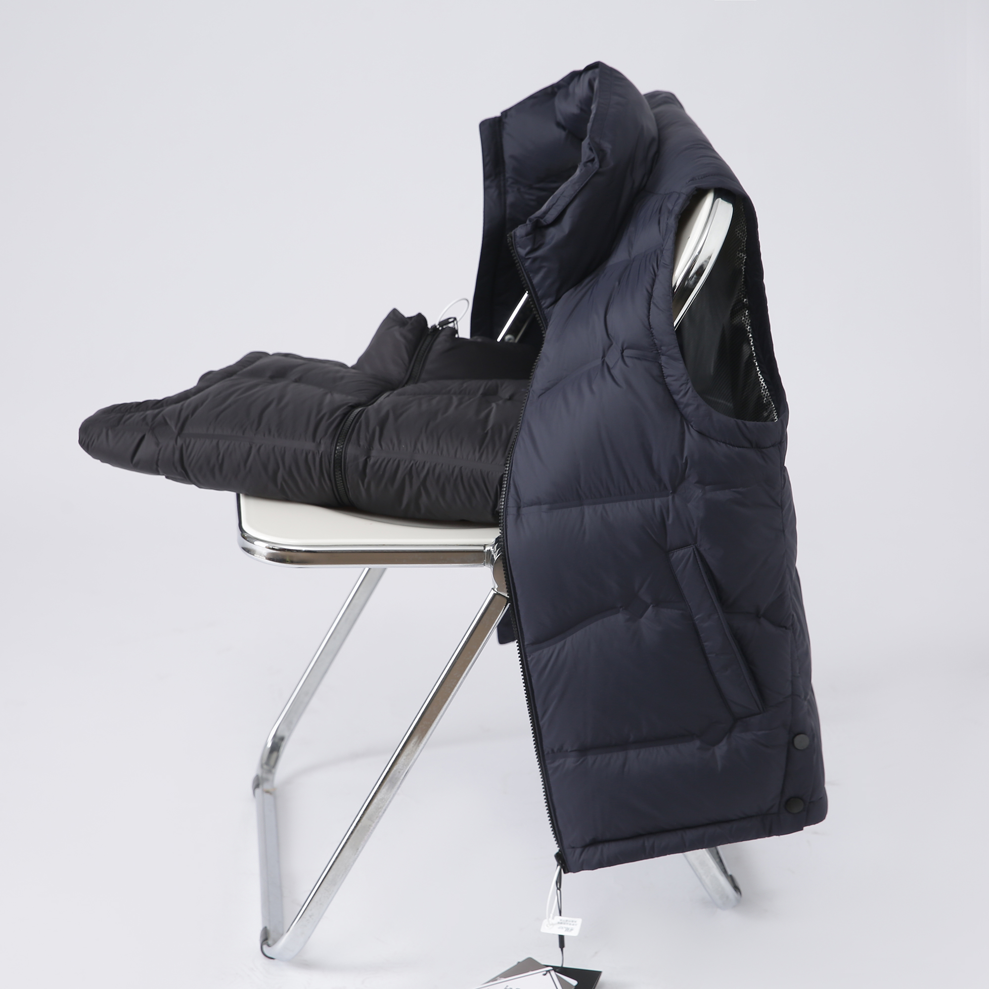 外贸男装秋冬舒适立领保暖羽绒休闲马甲百搭