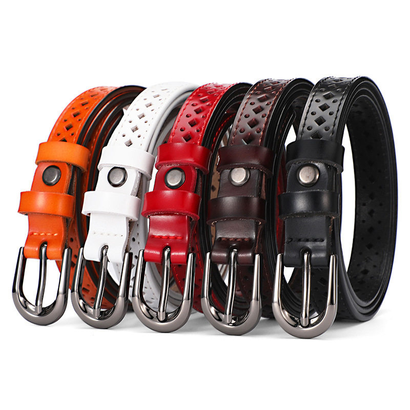 腰带女真皮头层牛皮白色灰色百搭时尚镂空小皮带细窄休闲牛仔裤带,服饰配件/皮带/帽子/围巾,腰带/皮带/腰链,淘宝优惠券,粉丝福利购,淘宝优惠卷