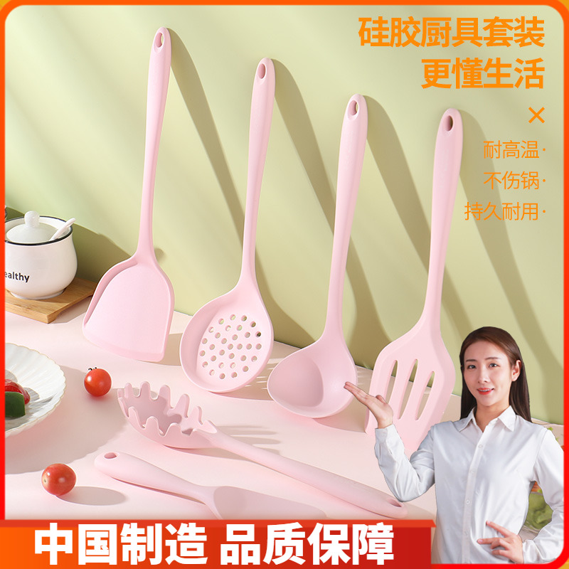 喜之助不粘鍋硅膠鏟炒菜鏟子耐高溫家用硅膠廚具專用護鍋硅膠鍋鏟