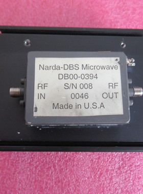 Narda 500-2000MHz 50dB增益 2W/33dBm 射频功率放大器 带散热片