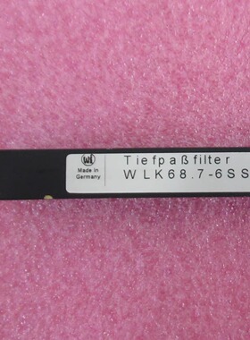 WI进口 WLK68.7-6SS DC-68.7MHz SMA母 射频微波同轴低通滤波器